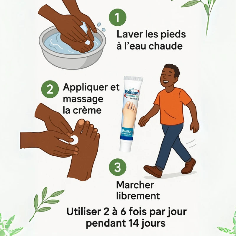 Pommade apaisante pour confort des pieds et orteils (hommes & femmes)